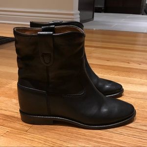 Isabel Marant Crisi Boot Black leather size 37